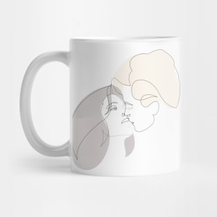 MD kiss - one line art Mug